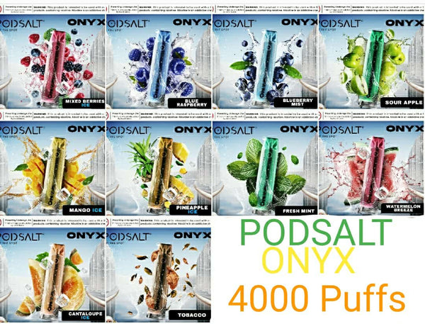 Pod salt onyx 4000 puffs disposable vape in vape bazar uae 🇦🇪