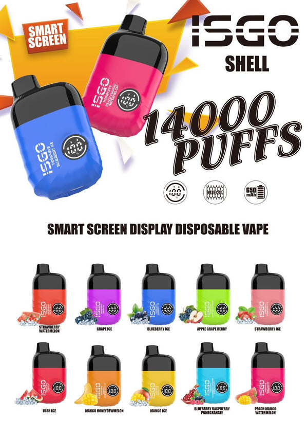 Isgo Vegas 14000 puffs disposable vape