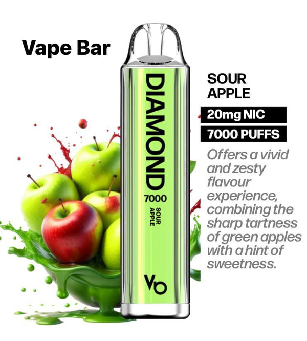 VAPES BARS DIAMOND 20MG/ML-7000 PUFFS DISPOSABLE VAPE