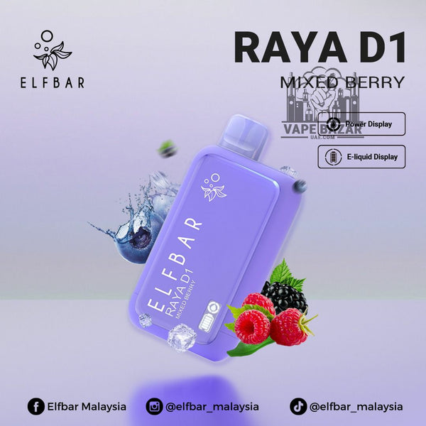 Elfbar Raya D1 13000 Puffs Disposable Vape in UAE