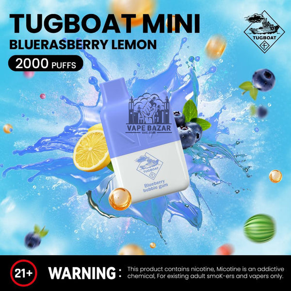 Tugboat Mini 2000 Puffs 2%Disposable Vape in Dubai