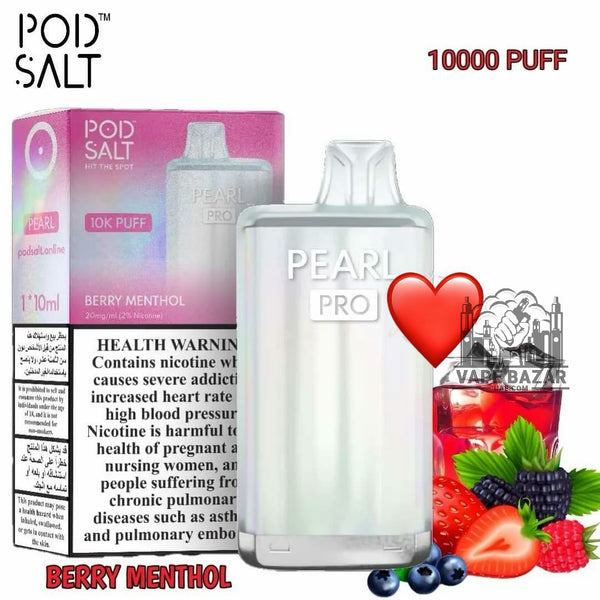Pod Salt Pearl Pro 10000 Puffs 20mg Disposable Vape in UAE