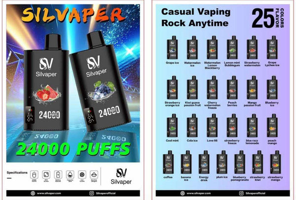SILVAPER 24000 Puffs 20mg Disposable Vape in UAE
