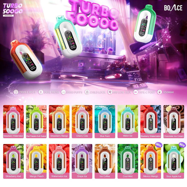 Bounce Turbo Disposable 50000 Puffs in Dubai