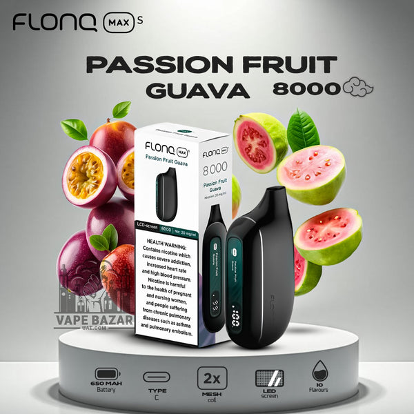 FLONQ MAX S DISPOSABLE VAPES (8,000PUFFS) IN UAE