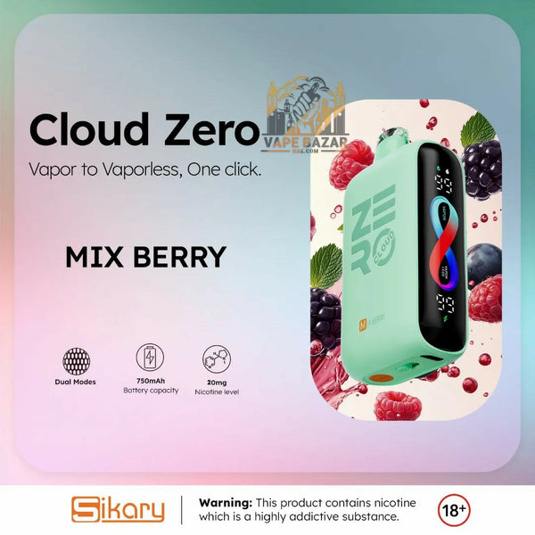 Sikary Cloud Zero 20000 Puffs Disposable Vape in Dubai