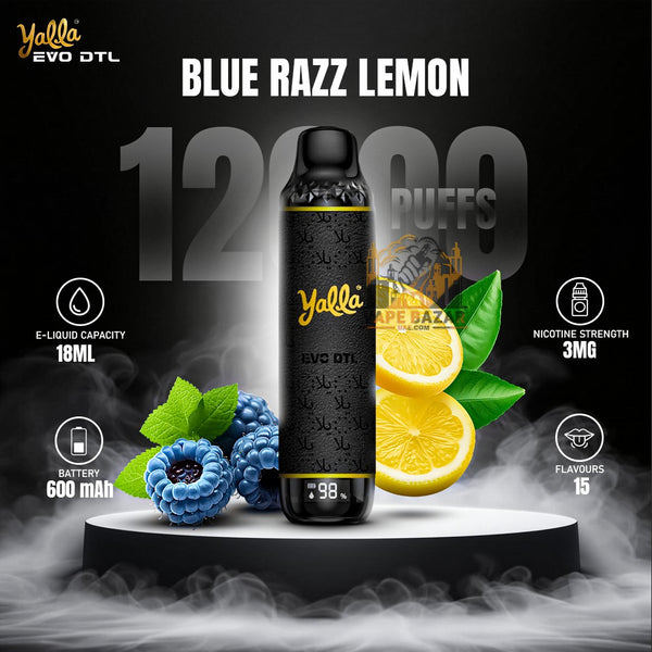 Yalla Evo DTL 0.3 Mg 12000 puffs Disposable Vape in UAE